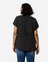 Blouse - Viscose - noir