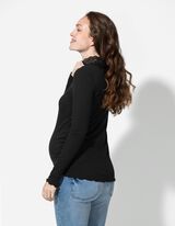 Hossz&uacute; ujj&uacute; felső - Kismama ruh&aacute;zat - fekete