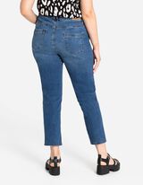 Džínsy - Girlfriend Fit - modra