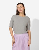 Pulovr - Kr&aacute;tk&eacute; ruk&aacute;vy - seda