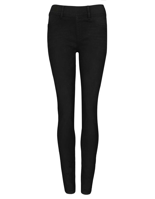 Jegging - Mosási hatások - fekete