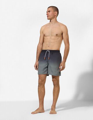 Badehose - einfarbig - schwarz