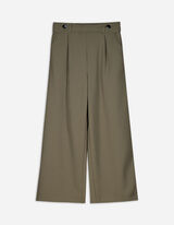 Pantaloni culotte - Wide Fit - marrone scuro