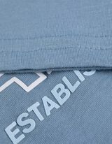 Tričko - Potisk - svetle  modra