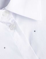 Halenka - Směs bavlny - bílá