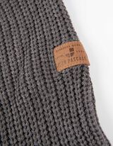 Sweatvest - Opstaande kraag - donkergrijs