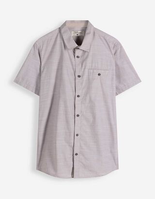 Hemd - Baumwolle - grau