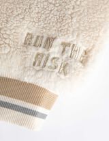 Cipzáros melegítőfelső - Plüss - feher