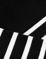 Camicia in maglia - Scollo a barchetta - nero