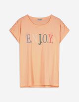 T-shirt - Borduursel - wit