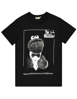 Herren T-Shirt mit Krümelmonster-Print