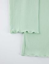 Langarmshirt - Rippenstruktur