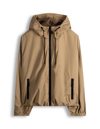Regenjacke - einfarbig - beige