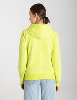 Tepl&aacute;kov&aacute; bunda - Kapucňa s tunelov&yacute;m sťahovan&iacute;m - svetlozelena