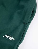 Bėgiojimo kelnės - Laisvalaikio stiliaus - tamsiai zalias