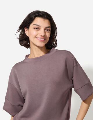 Felpa - Tinta unita - marrone