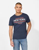 T-Shirt - Print - dunkelblau