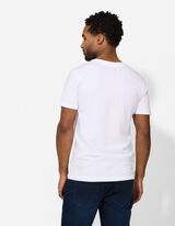 T-Shirt - einfarbig - wei&szlig;