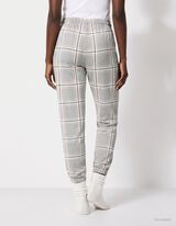 Pyjamahose - Allover-Muster - Grau