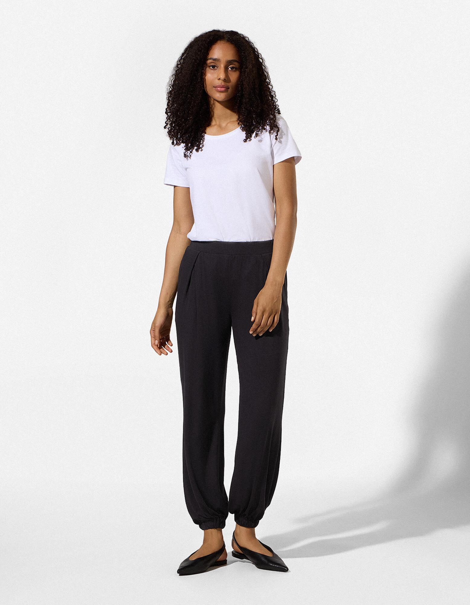 Fallschirmhose - Balloon Fit - Schwarz