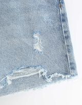 jeans kratke hlače - Scefrani zaključki - modra