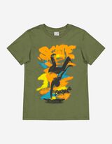 T-shirt - Stampa - verde scuro