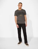 T-shirt - Print - donkergrijs