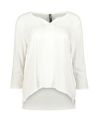 Damen Langarmshirt mit Serafino-Ausschnitt