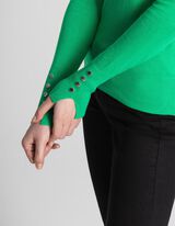 Džemper - Me&scaron;avina viskoze - zeleno