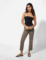 Top - &Auml;rmellos - schwarz