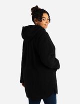 Kab&aacute;t - Ply&scaron;ov&yacute; flau&scaron; - cierna