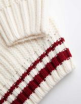 Kardigán - Túlméretezett fazon - feher