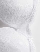 Push-up grudnjak - uz jamčevinu - bijela