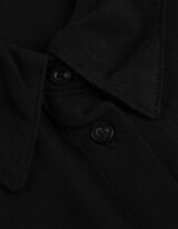 Bluse - einfarbig - schwarz