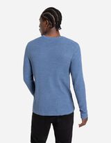 Džemper - Rol krajevi - tamno-plava