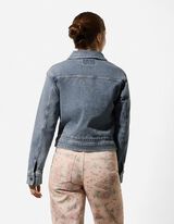 Denim jack - Tunnelkoord in de zoom - blauw