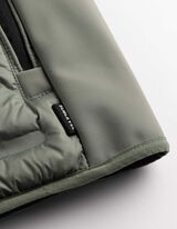 Gilet - Geometrisch motief - donkergroen