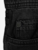 Džíny - seprané - tmave seda