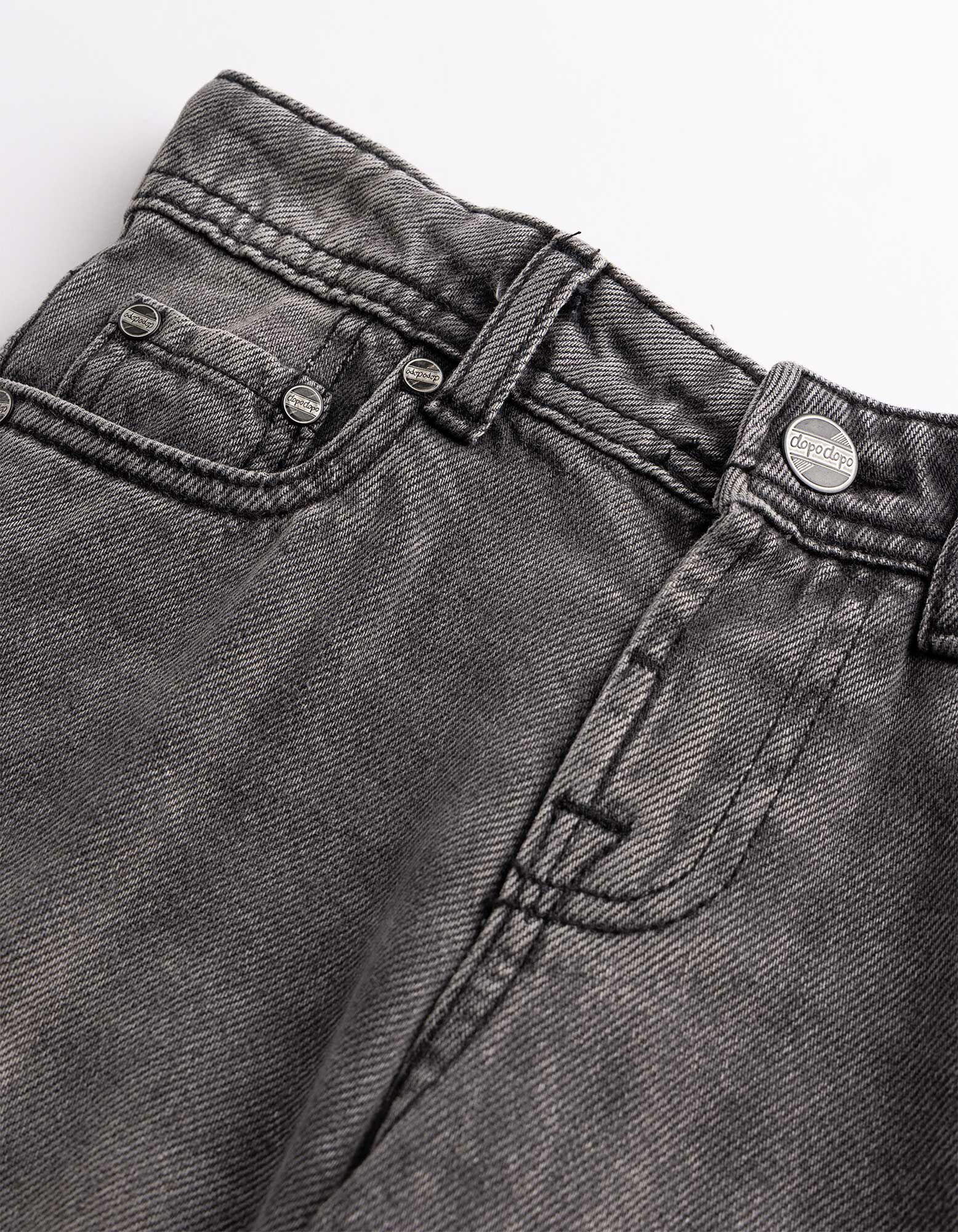 Jeans - Baggy Fit - Dunkelgrau