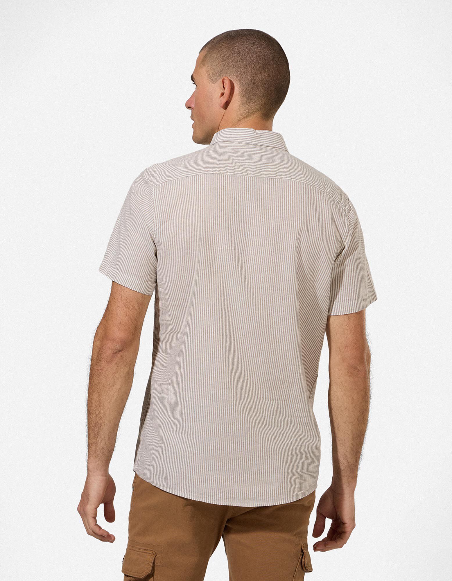 Hemd - Leinen-Mix - grau