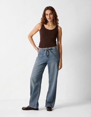 Jeans - Straight Fit - blau