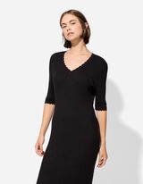 Abito - Misto viscosa - nero