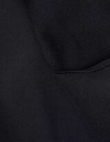 Majica kratek rokav - Mešanica materialov - crna