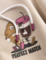 Abito - Stampa sul retro - beige