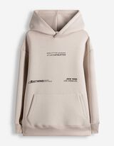 Hoodie - Duiken - beige