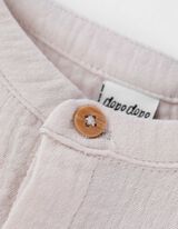 Hemd - Musselin - weiß