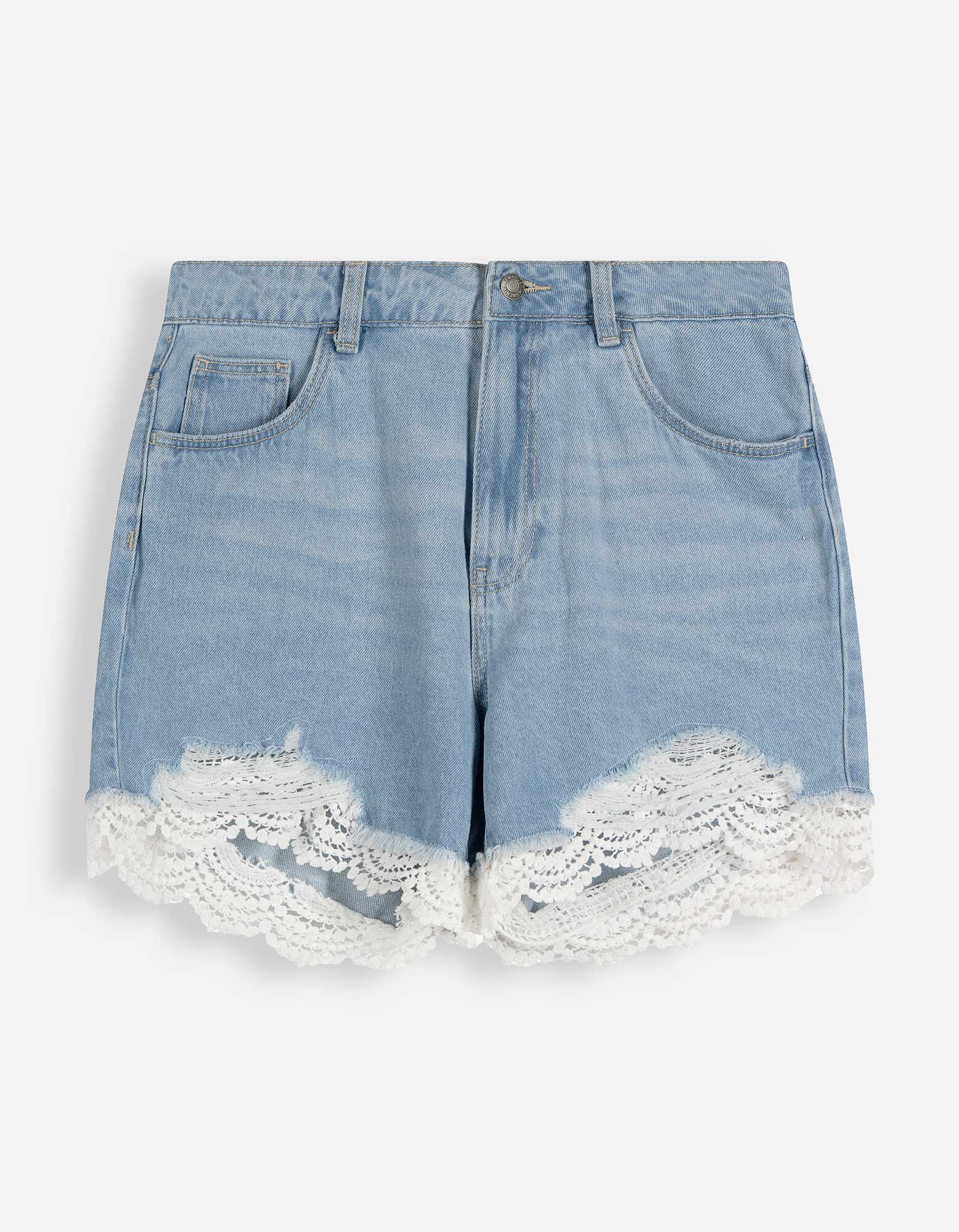Short - Coupe Regular Fit - Bleu clair