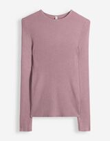Pullover - Rippenstruktur - Lila