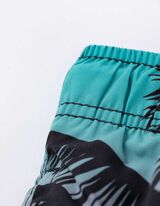 Kopalne hlače - Potisk po celotni povr&scaron;ini - turkizna