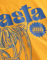 T-Shirt - R&uuml;ckenprint - gelb